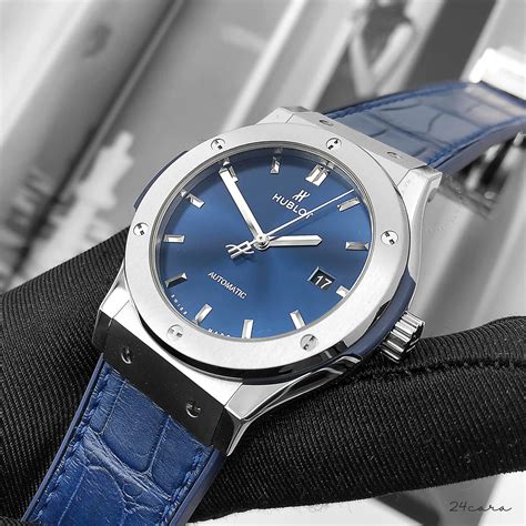 classic fusion blue titanium hublot|Hublot classic fusion review.